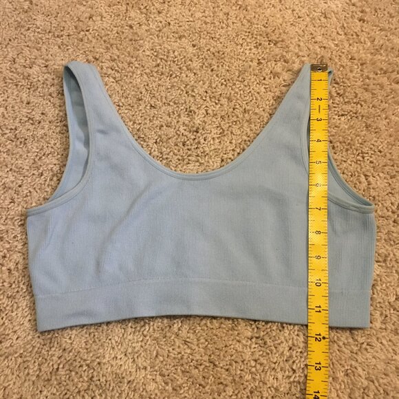 SWS Stretchy Relaxed Pale Blue Sports Bra - Picture 13 of 13